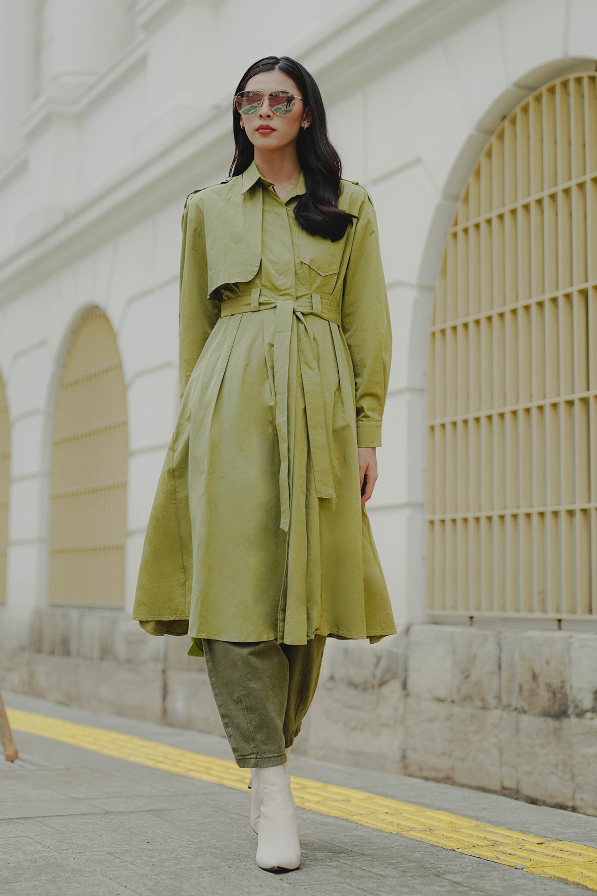 Noel Light Coat - Olive