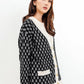 Signature Monogram Cardigan - Black