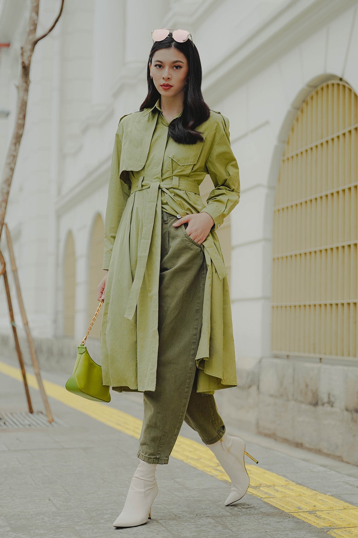 Noel Light Coat - Olive