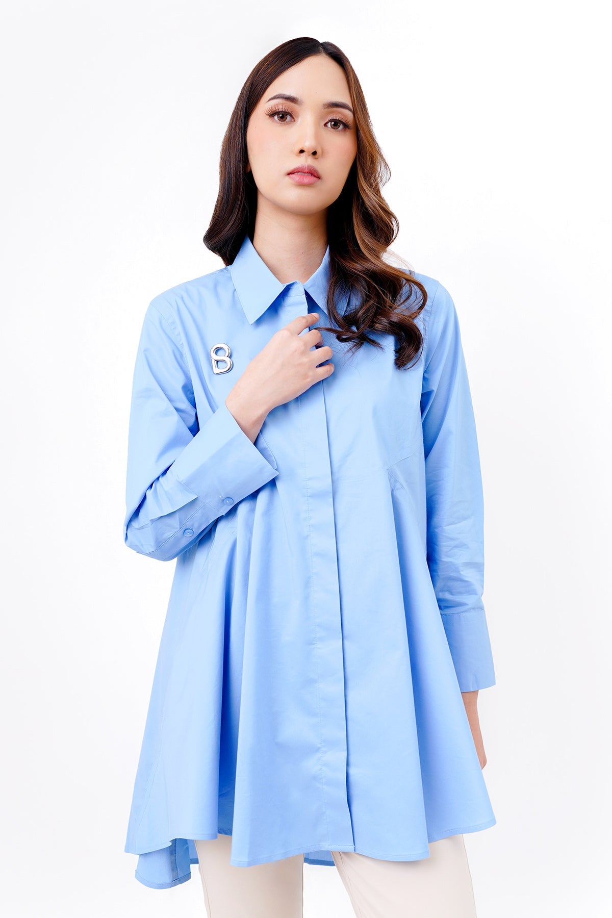 Kylie Shirt - Parisian Blue