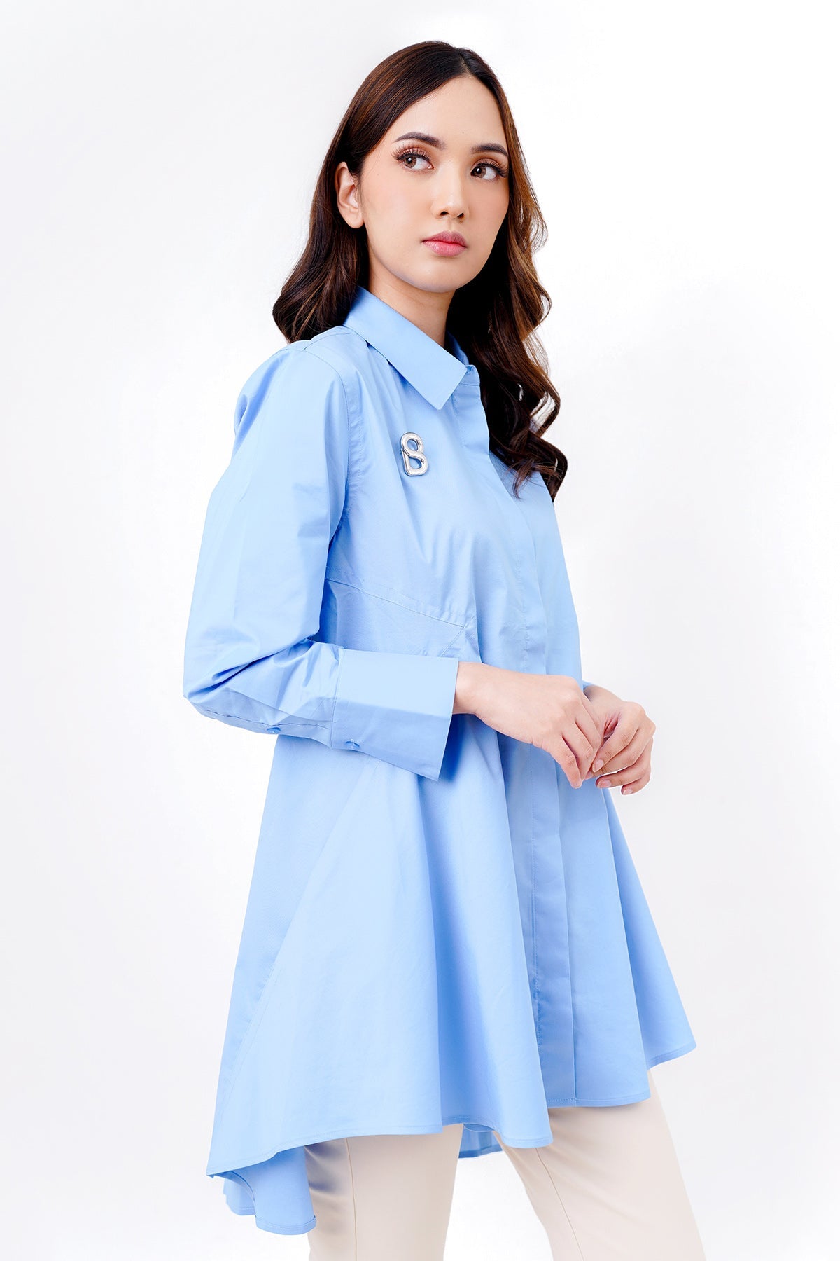 Kylie Shirt - Parisian Blue