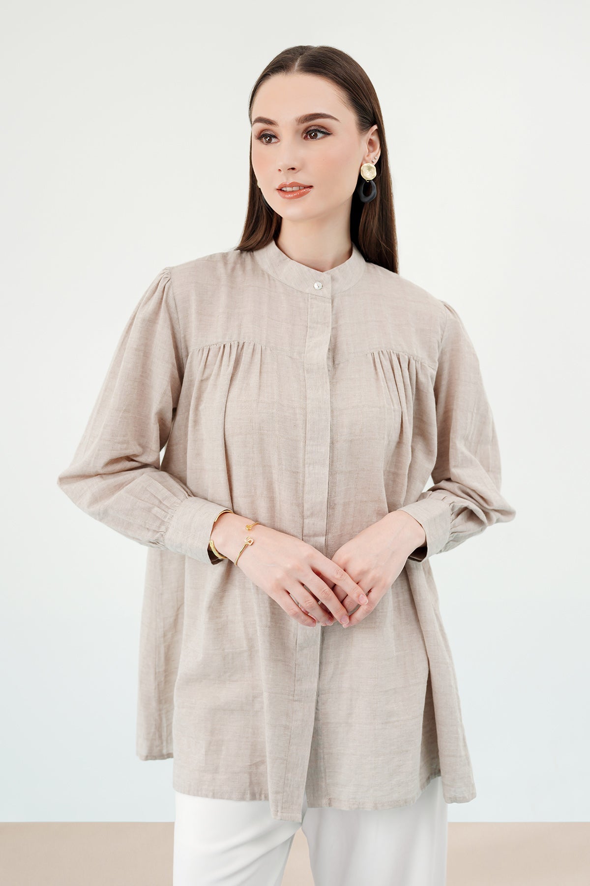 Zaline Shirt - Light Brown