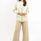 Signature Monogram Cardigan - Turkish Delight
