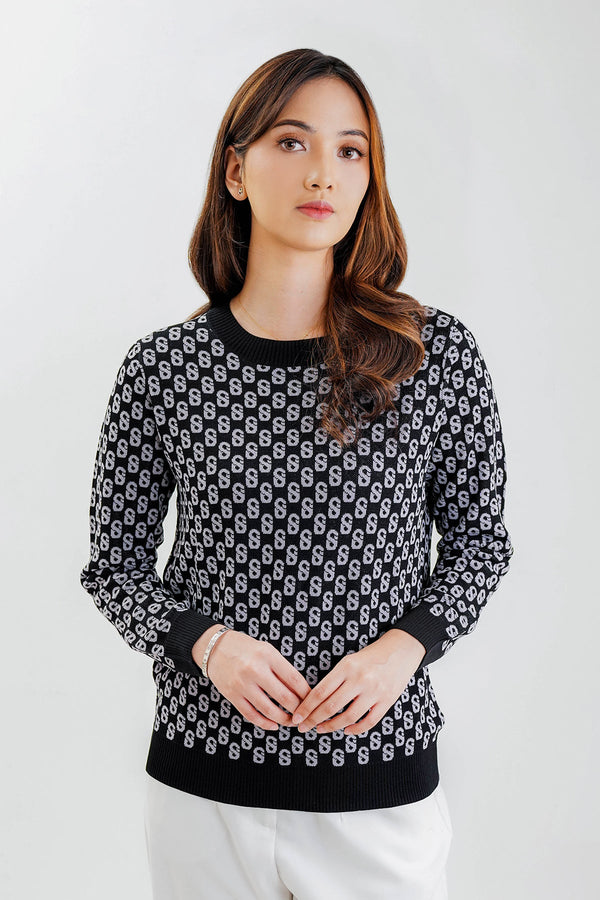 Black Signature Sweatshirt