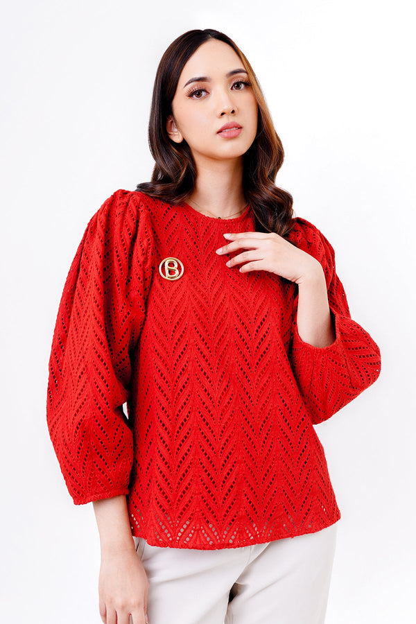 Tilly Blouse - Red