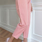 Peach Baggy Jeans