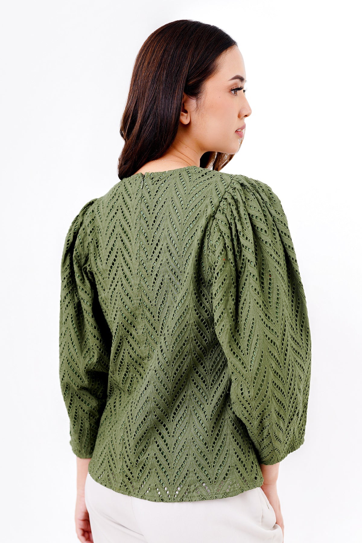 Tilly Blouse - Army Green