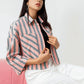 Gaia Crop Shirt - Pink
