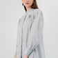 Zaline Shirt - Stripe Grey