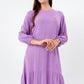 Tiered Maxi Dress - Purple