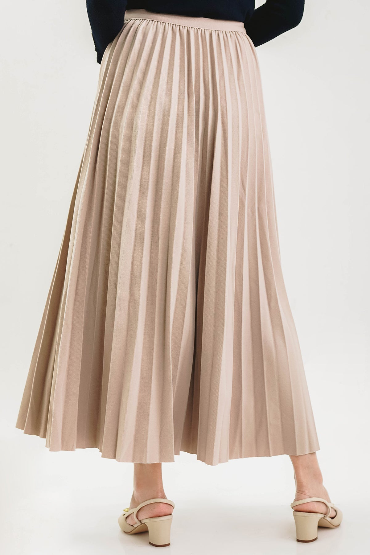 Dear Pleats Skirt - Khaki