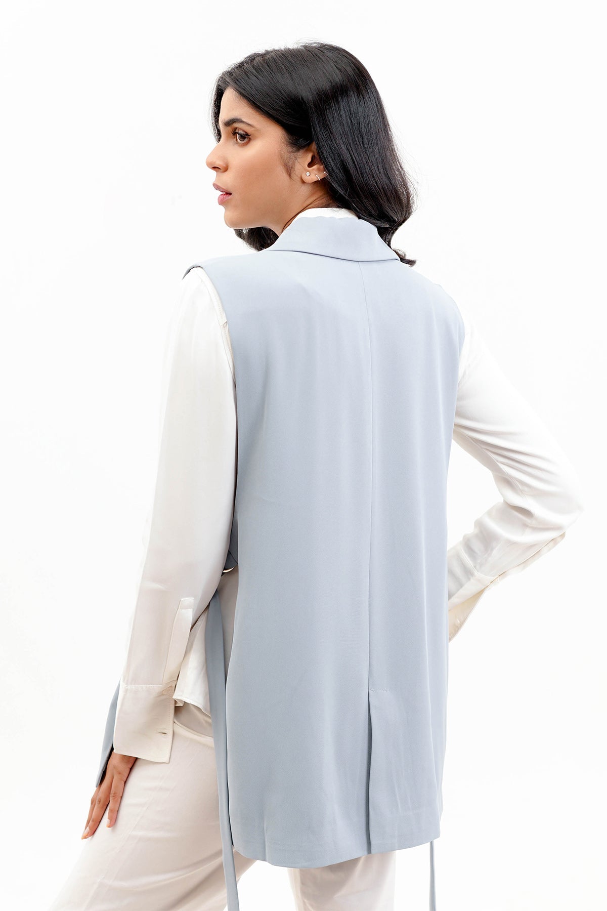 Raine Waistcoat - Blue