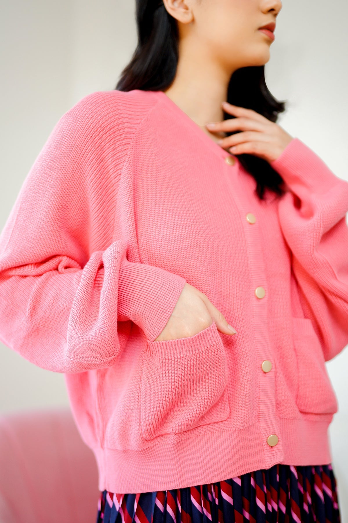 Joy Cardigan - Pink