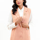 Raine Waistcoat - Coral