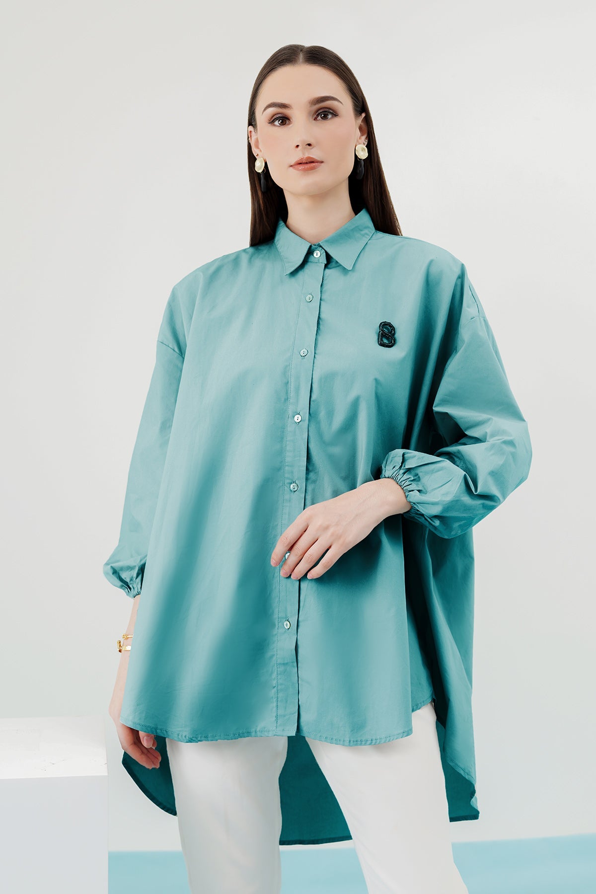 Olivia Shirt - Teal