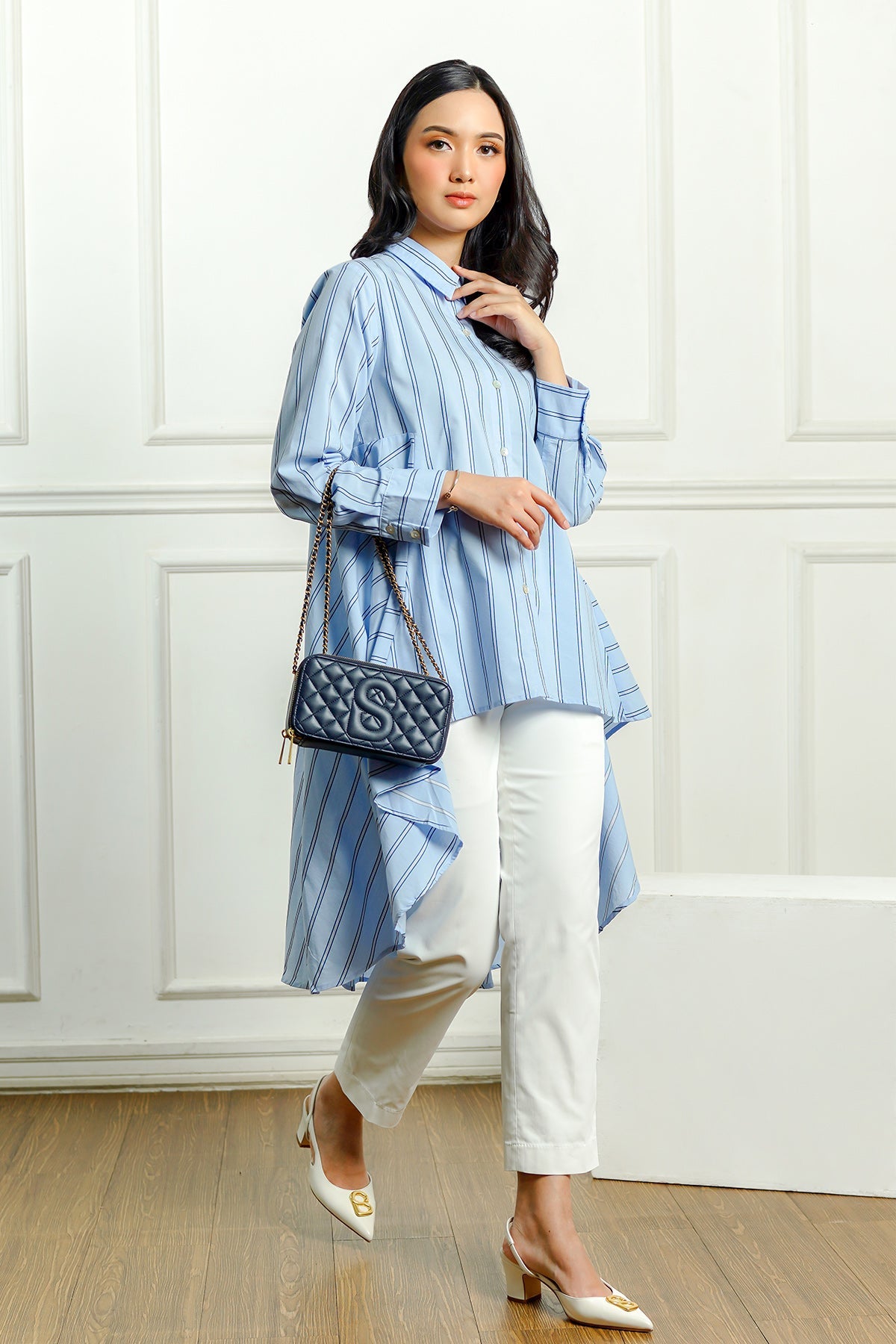 Kanza Shirt - Blue