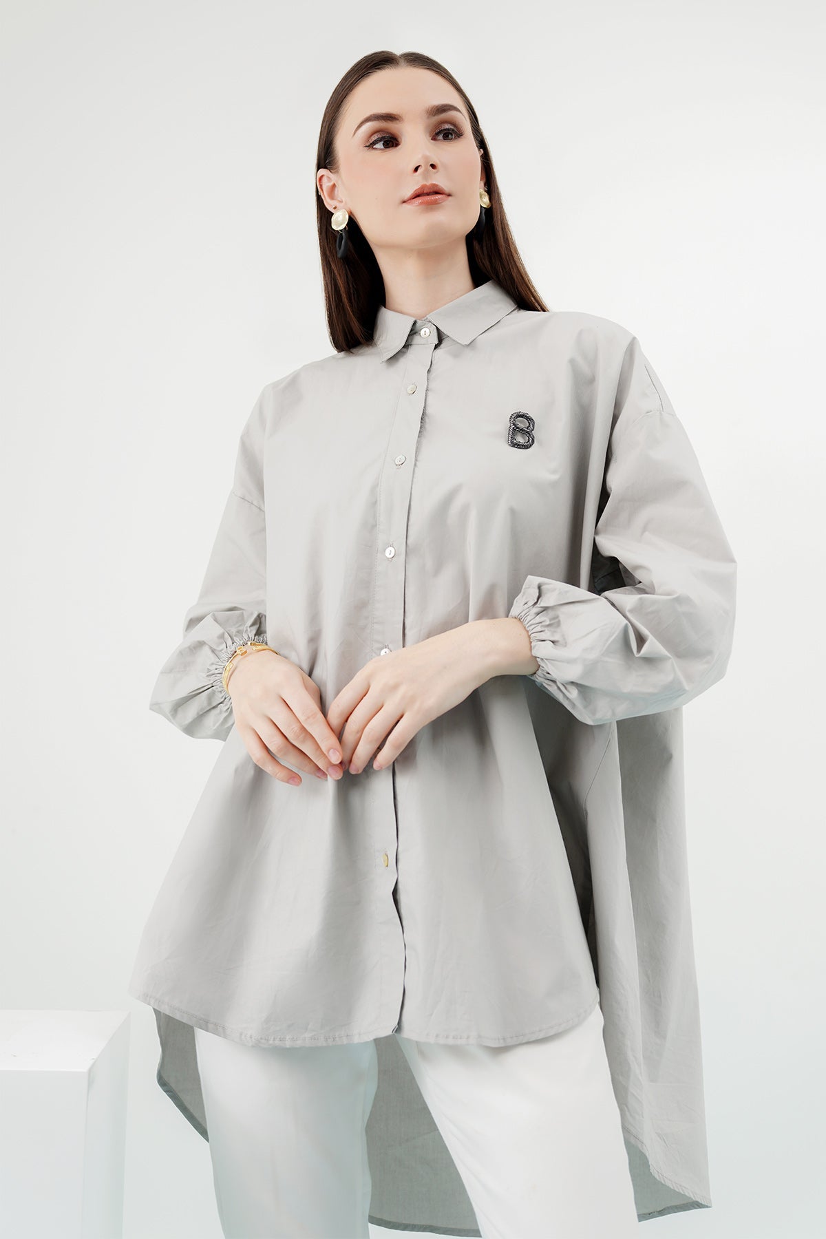 Olivia Shirt - Grey
