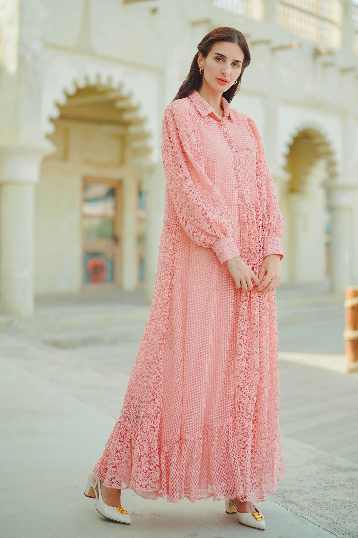 Sandrina Maxi Dress - Pink
