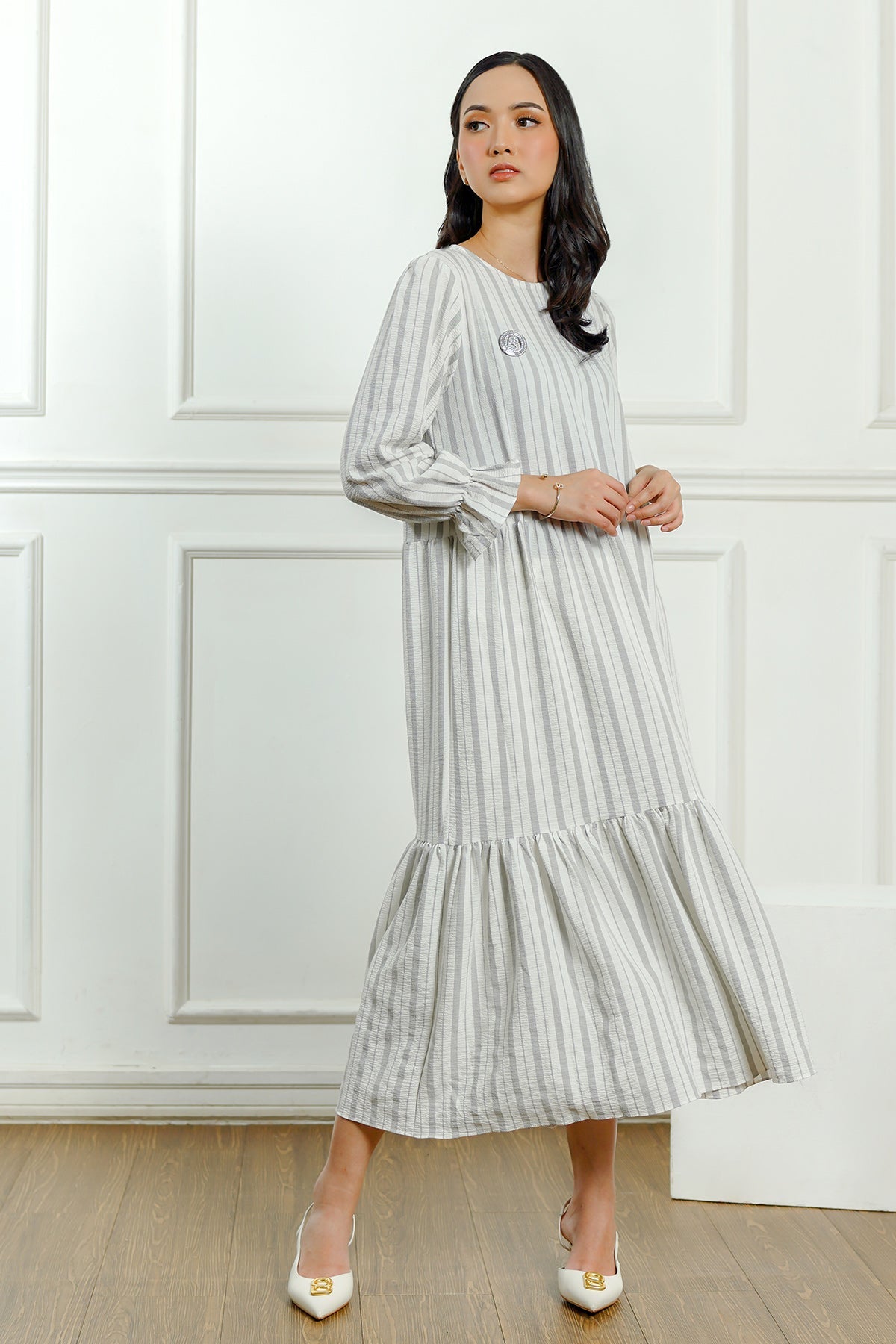 Salwa Dress - White