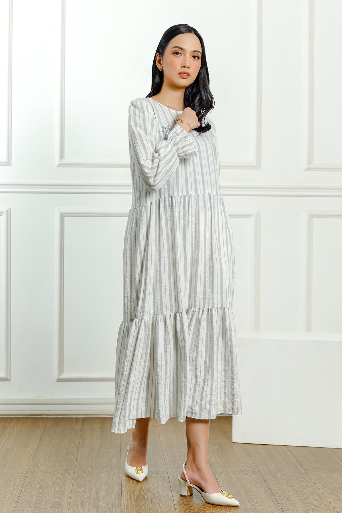 Salwa Dress - White