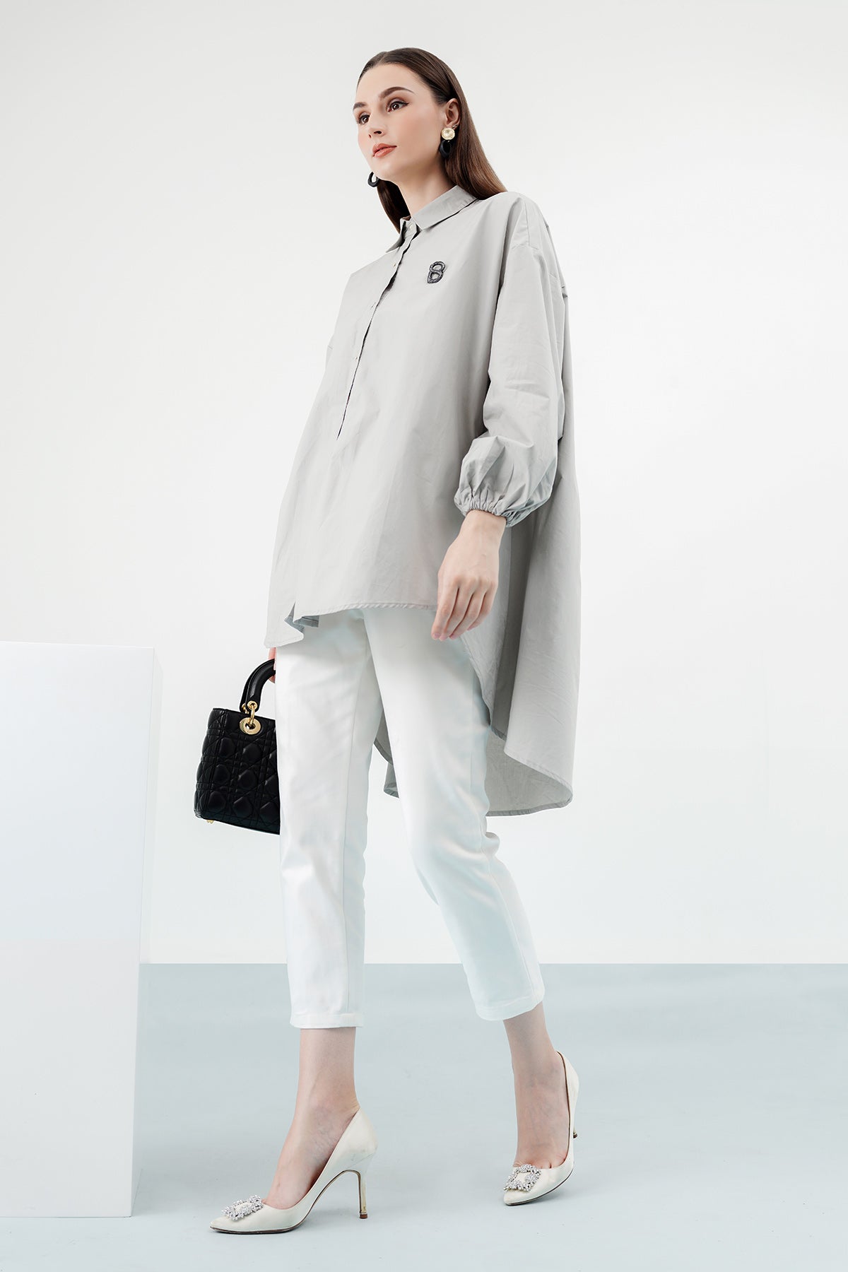 Olivia Shirt - Grey