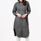 Liona Shirt Dress - Grey
