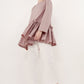 Sara Ruffle Blouse - Dusty Pink