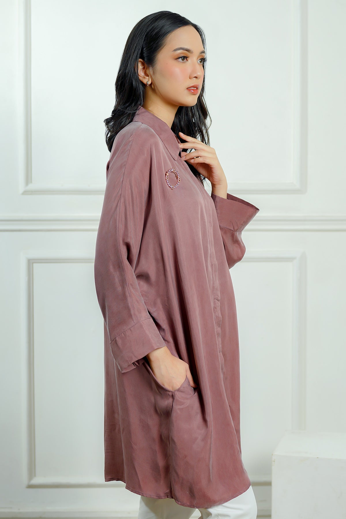 Preferee Shirt - Dusty Mauve