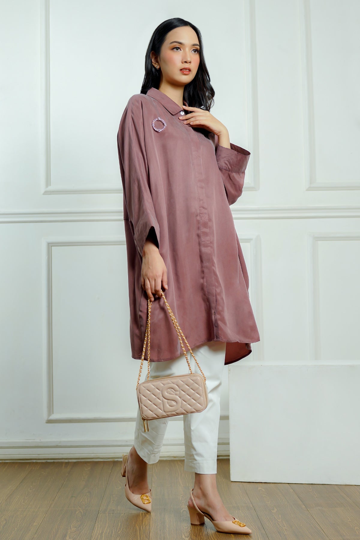 Preferee Shirt - Dusty Mauve