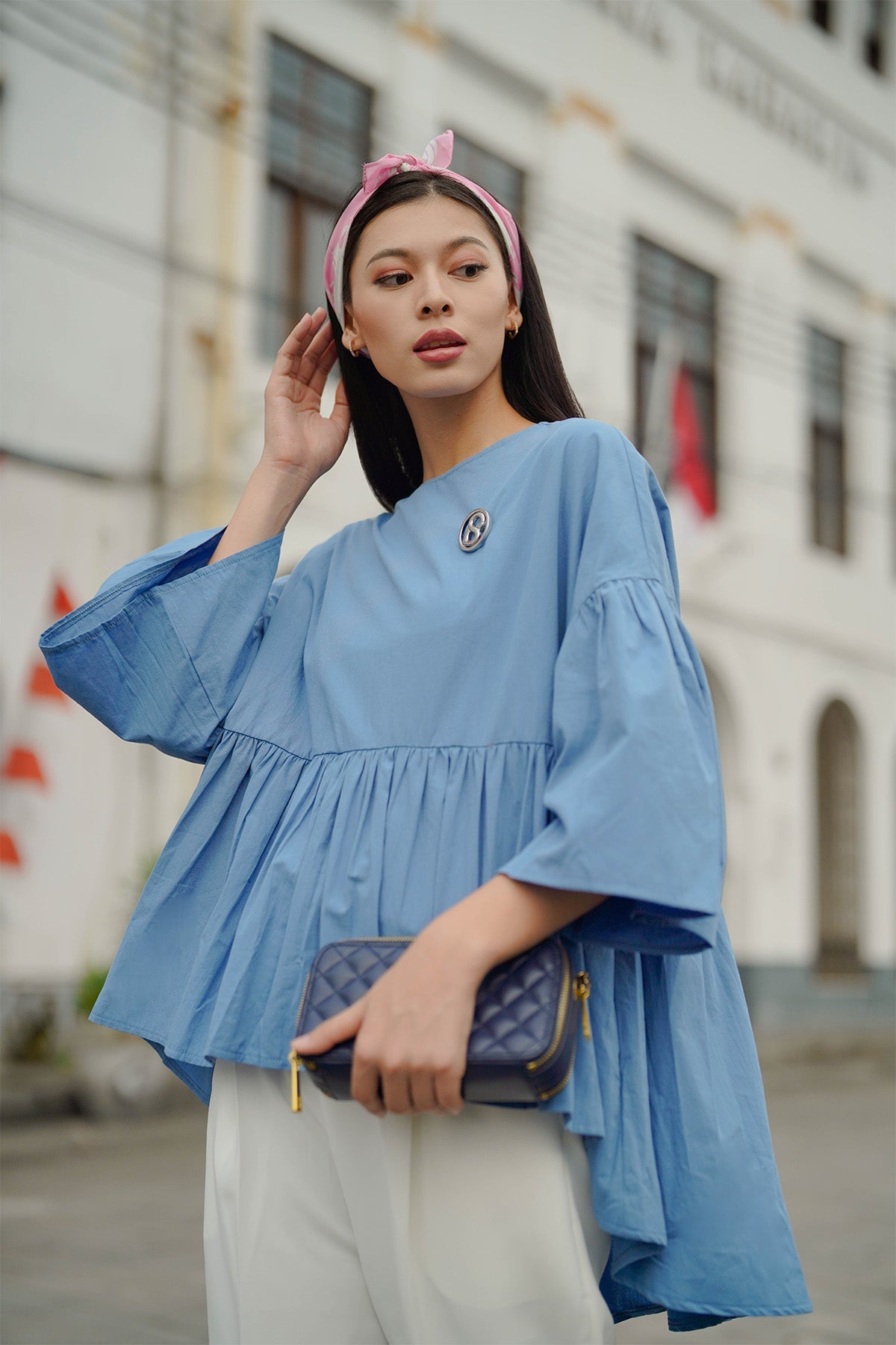 Naura Blouse - Blue