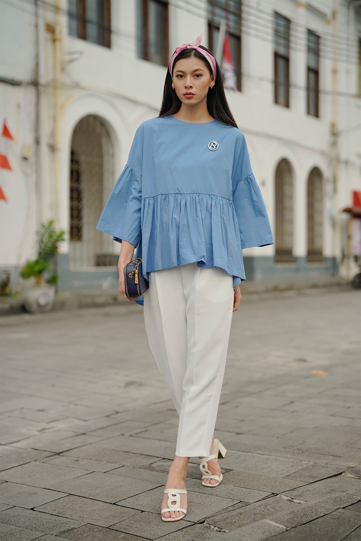 Naura Blouse - Blue