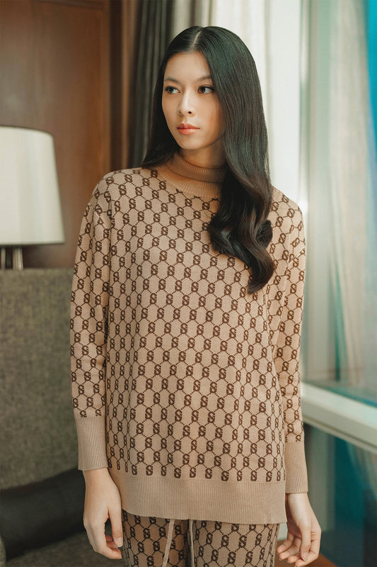 Signature Comfy Sweater - Chocolate