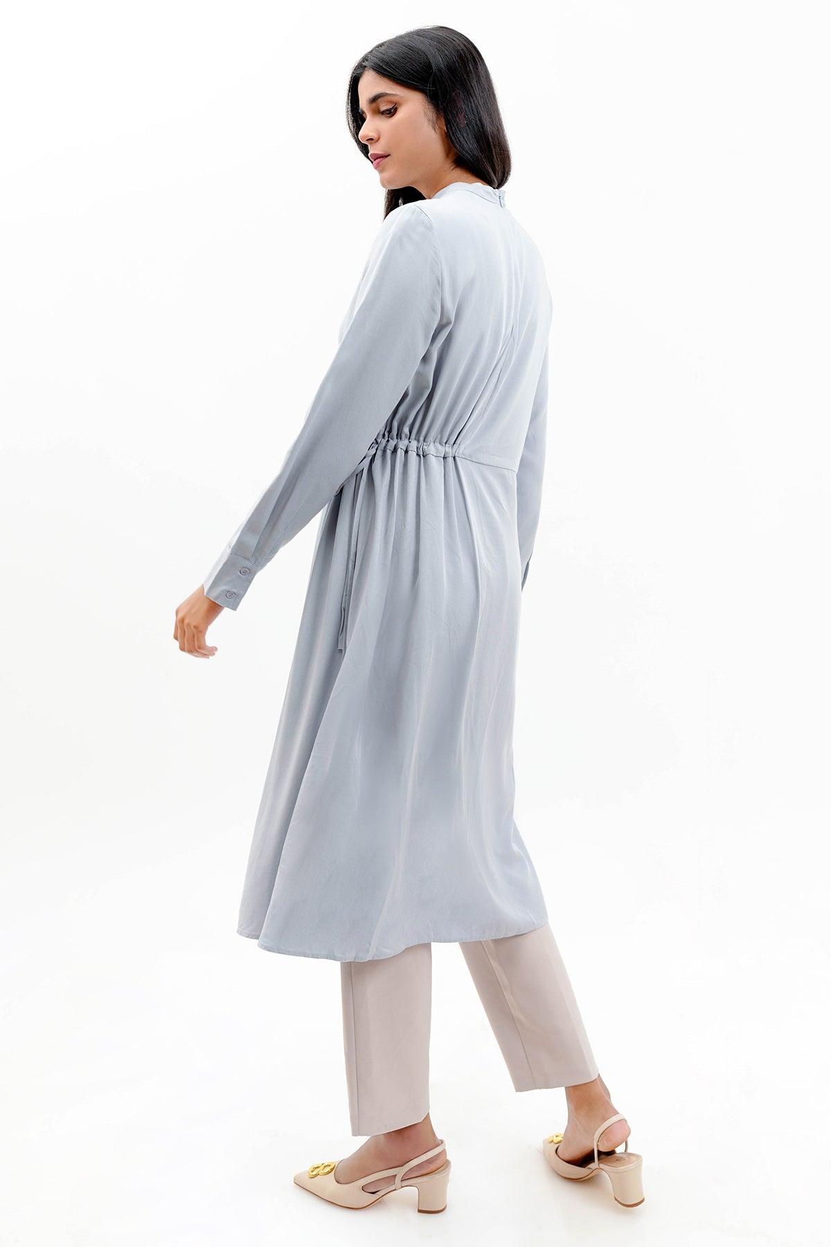 Zuri Midi Dress - Blue