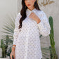 Sania Shirt - Black Polka