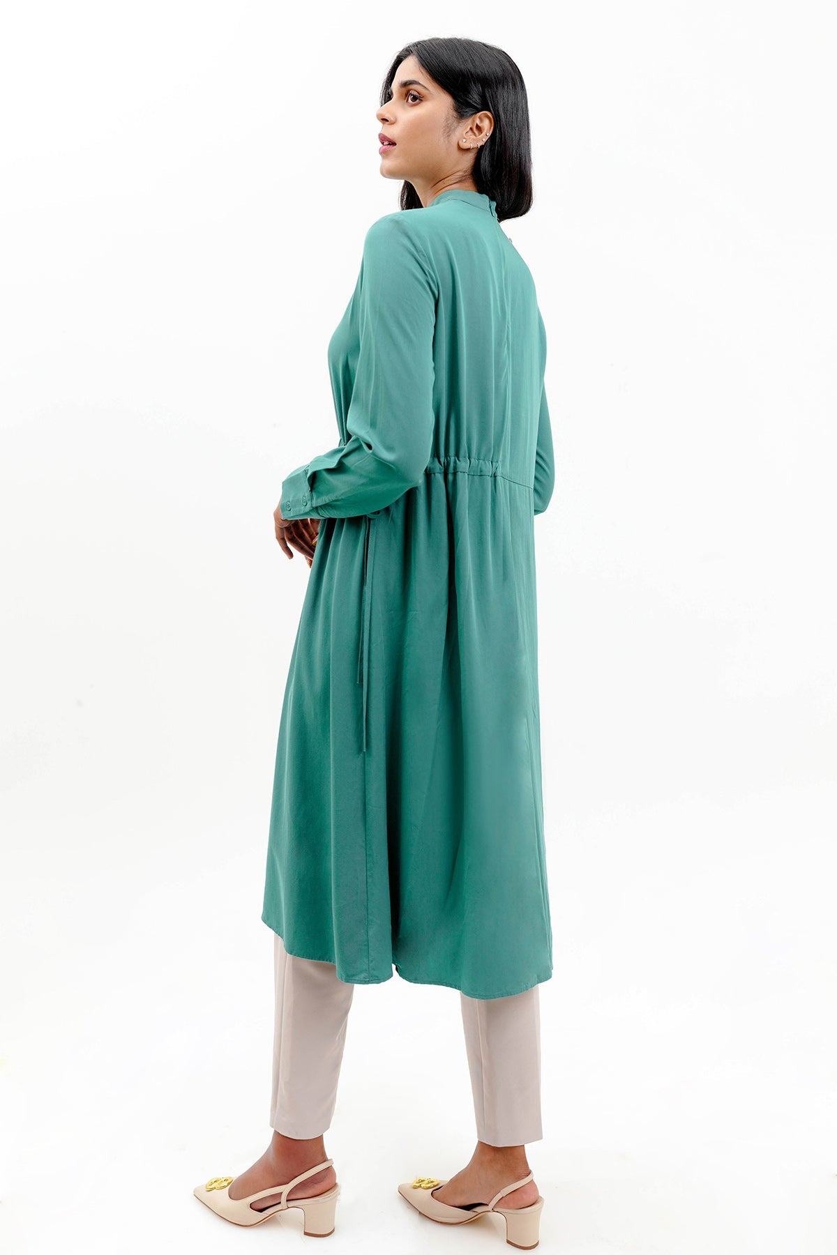 Zuri Midi Dress - Green