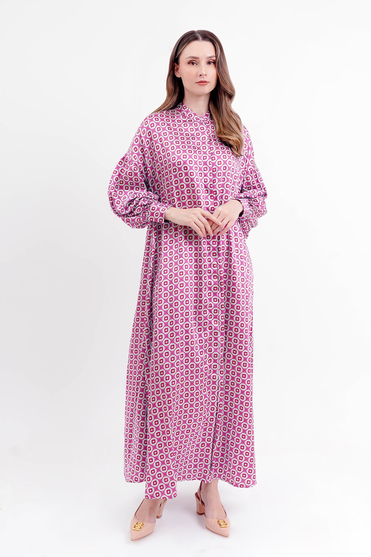 Giani Long Dress - Purple