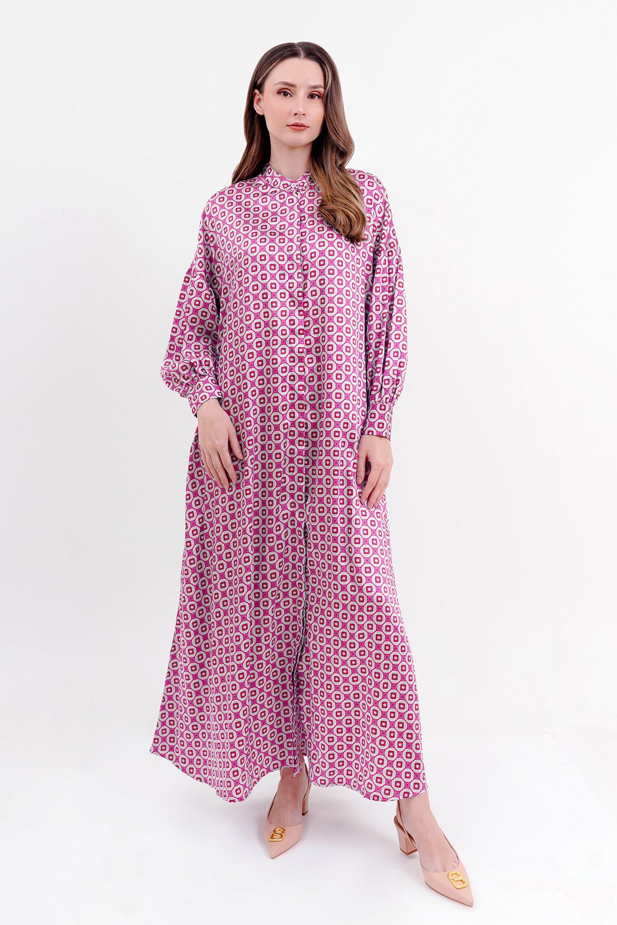 Giani Long Dress - Purple