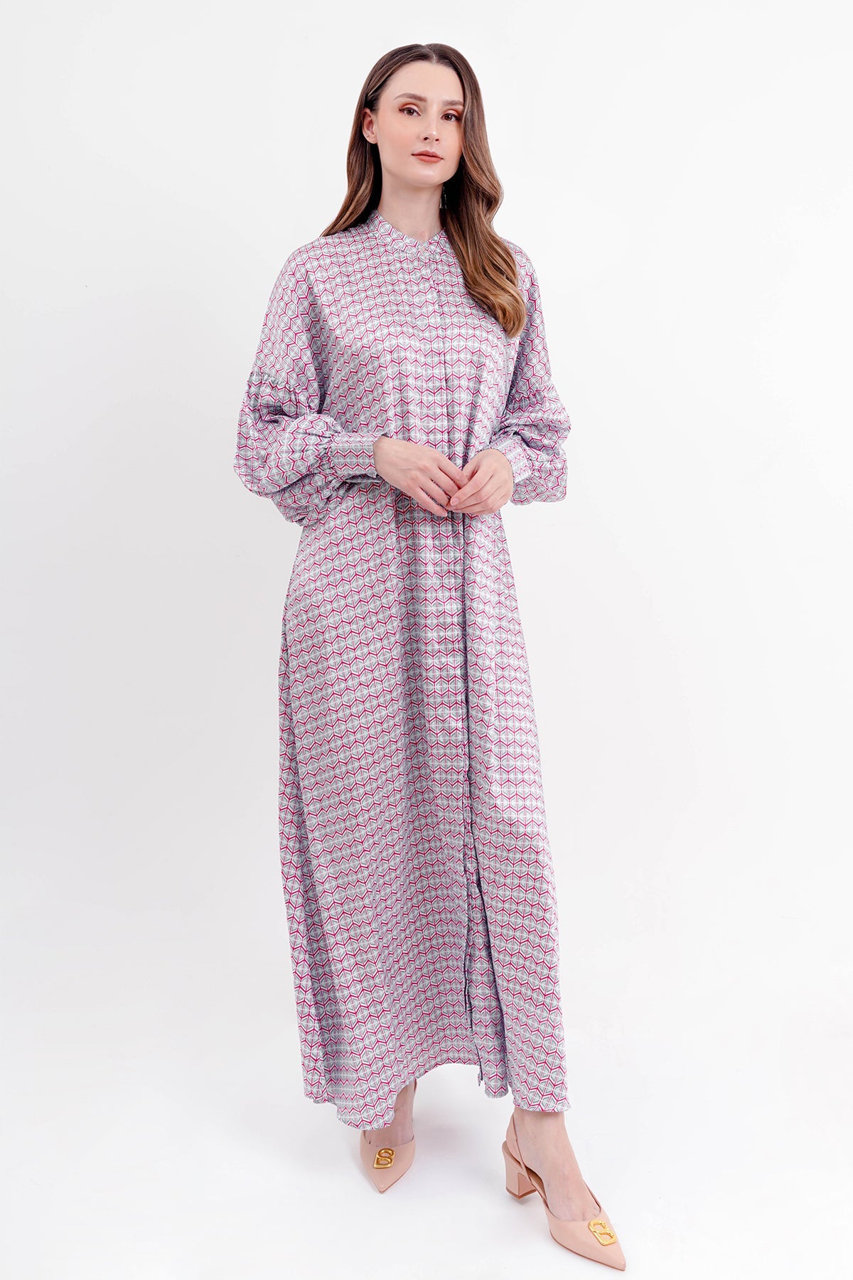 Giani Long Dress - Blue