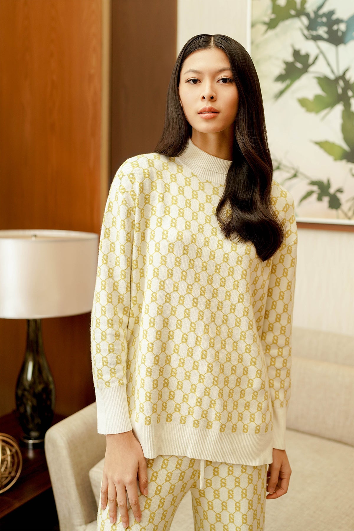 Signature Comfy Sweater - Lime