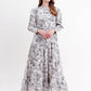 Le Jardin Bleu Maxi Dress
