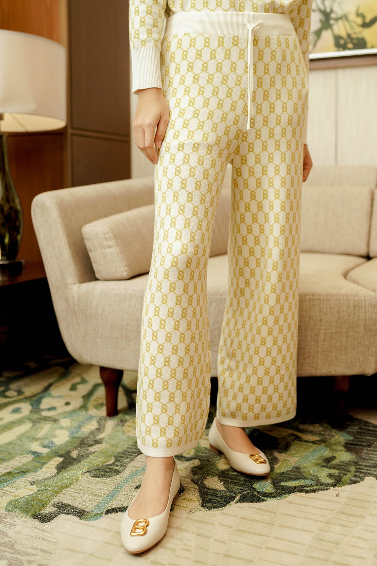 Signature Comfy Pants - Lime