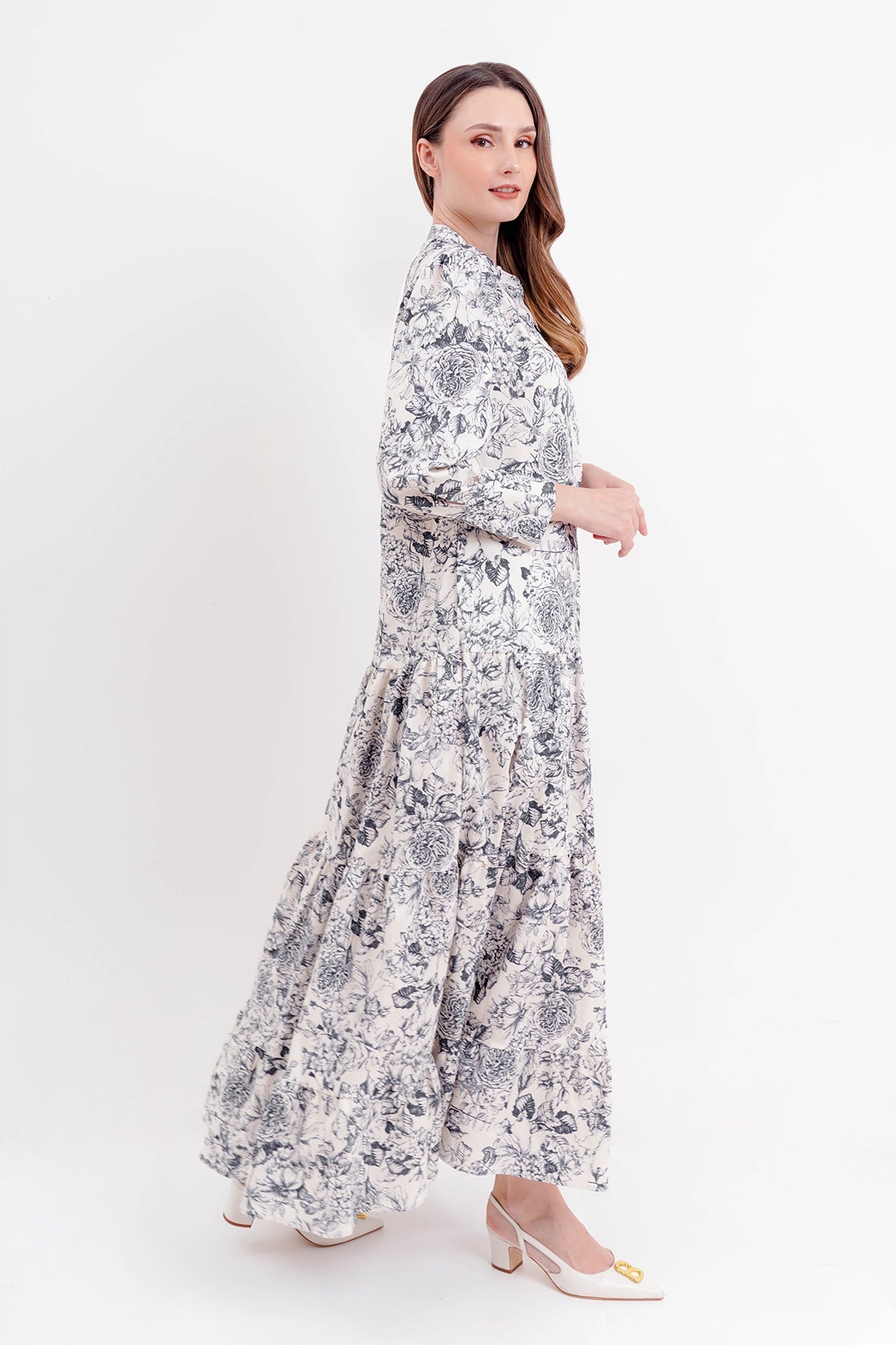 Le Jardin Bleu Maxi Dress