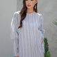 Mira Cuff Shirt - Stripes