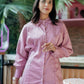 Sania Shirt - Purple Stripes