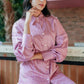 Sania Shirt - Purple Stripes