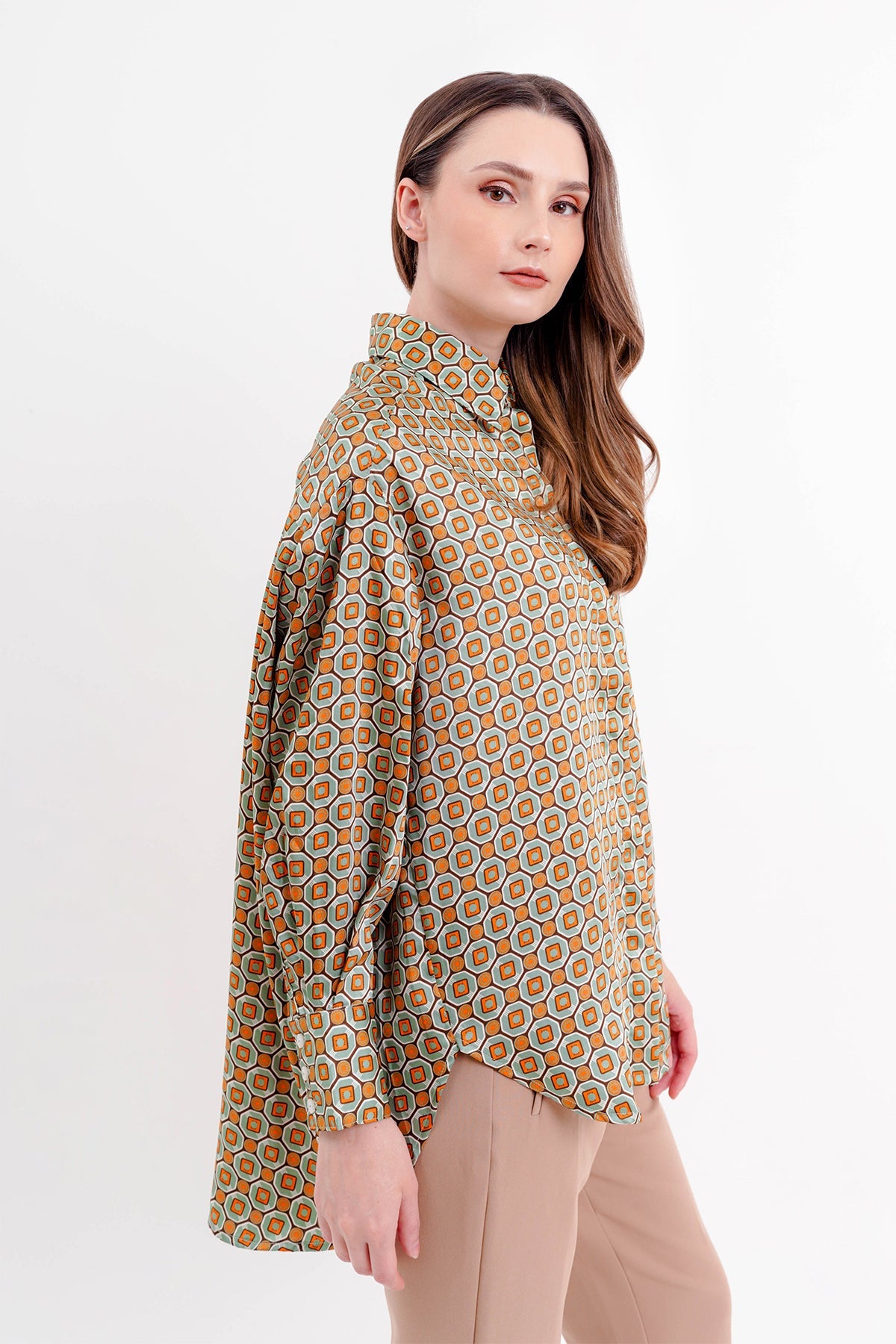 Giani Oversized Shirt - Green