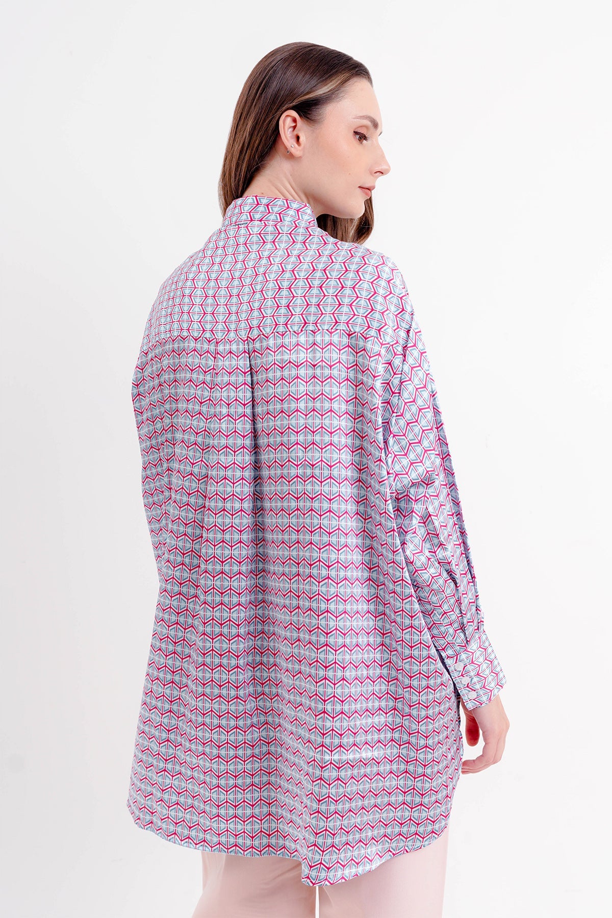Giani Oversized Shirt - Blue