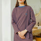 Lani T-Shirt - Red/Navy