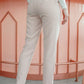 Straight Leg Pants - Cream