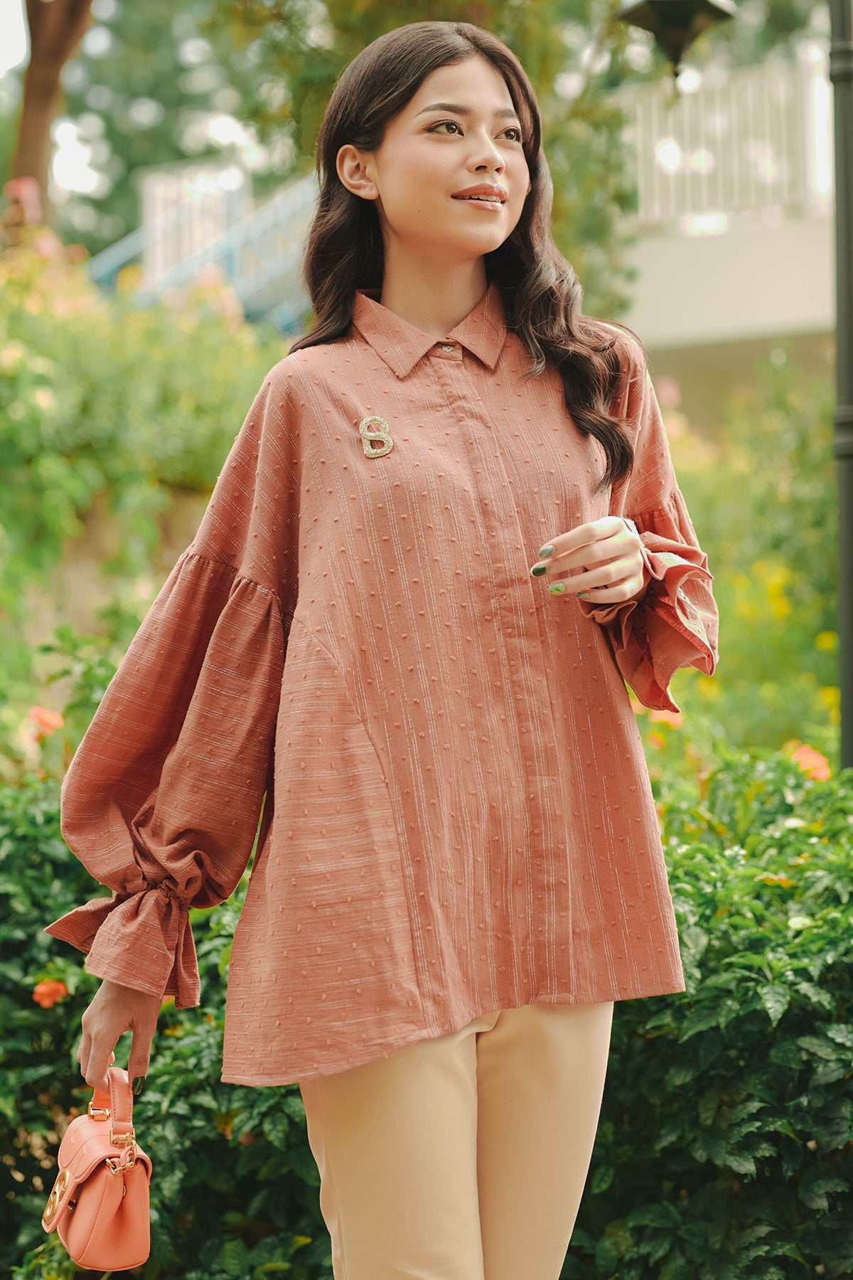 Soraya Shirt - Terracotta